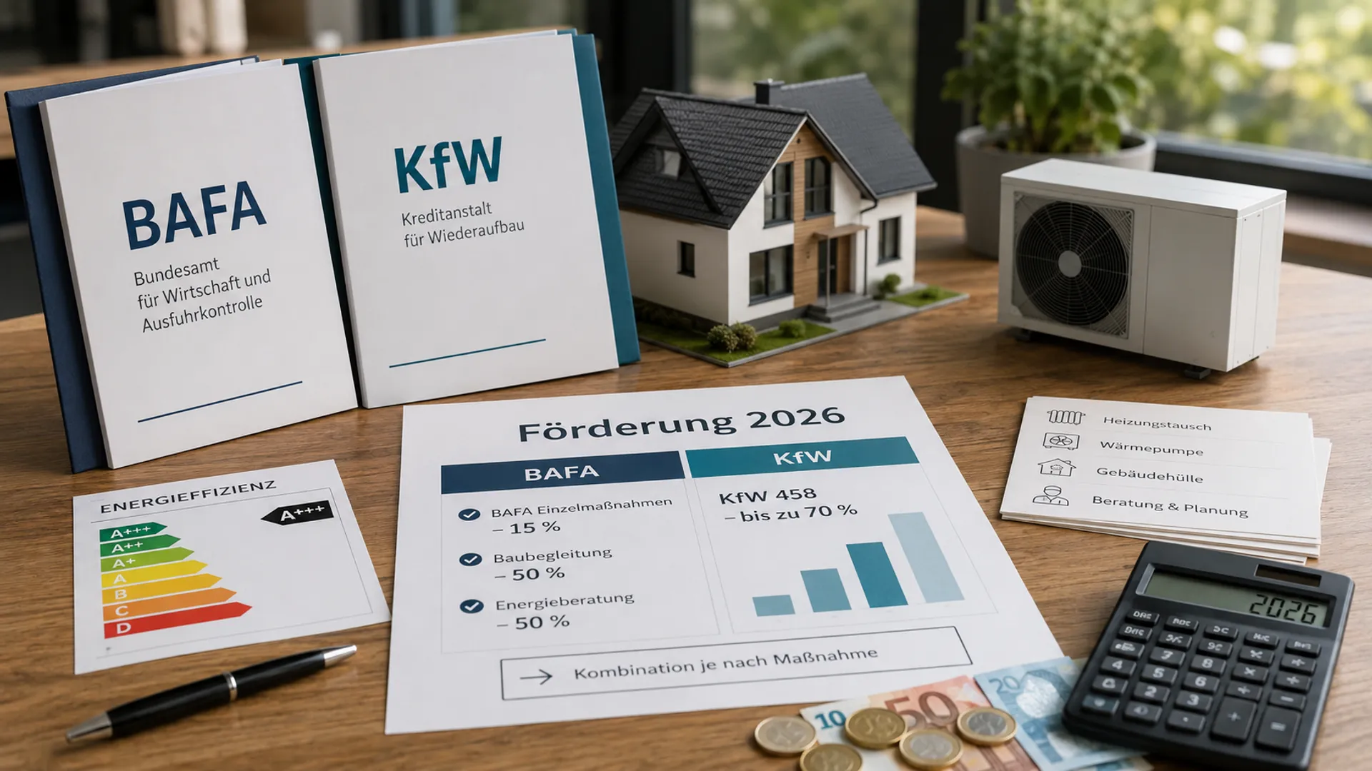BAFA & KfW Förderung 2026: Welche Programme, welche Höhen, wie kombinieren?